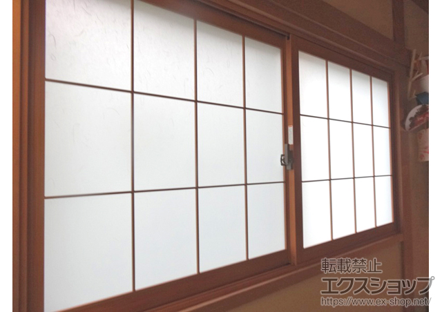 福井県福井市のの二重窓（内窓） インプラス(ダストバリア) 引違い窓2枚建 施工例