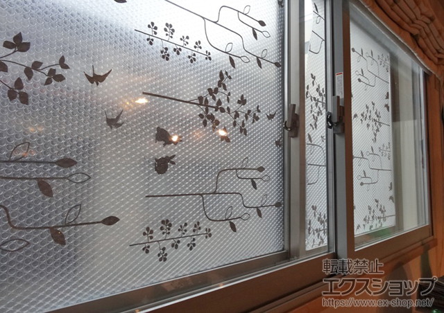 福井県福井市のの二重窓（内窓） インプラス(ダストバリア) 引違い窓2枚建 施工例