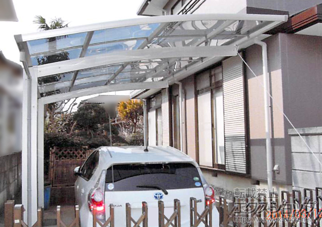 千葉県千葉市ののカーポート プレシオスポート 積雪〜20cm対応 施工例