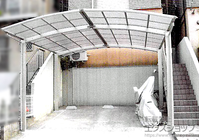 神奈川県横浜市ののカーポート レイナポートグラン M合掌　積雪〜20cm対応 施工例