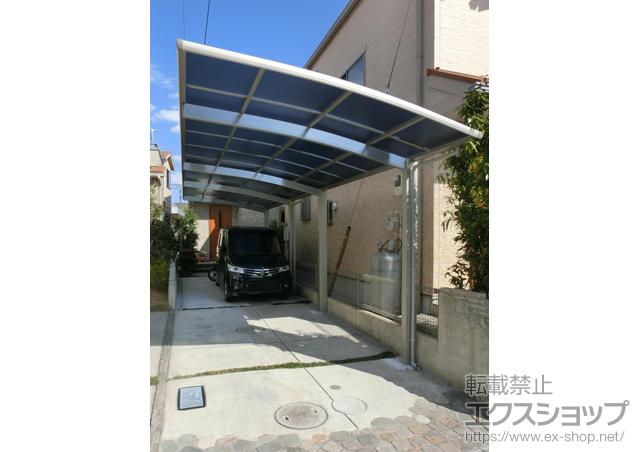 埼玉県越谷市ののカーポート プレシオスポート 積雪〜20cm対応 施工例