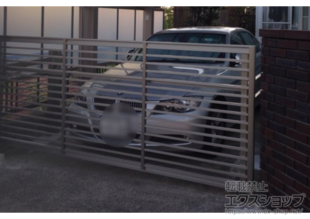 神奈川県横浜市ののカーゲート オーバードアS1型 電動式 施工例