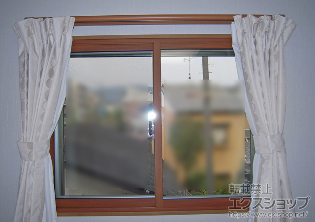 京都府京都市のの二重窓（内窓） インプラス（ダストバリア） 引違い窓2枚建 施工例
