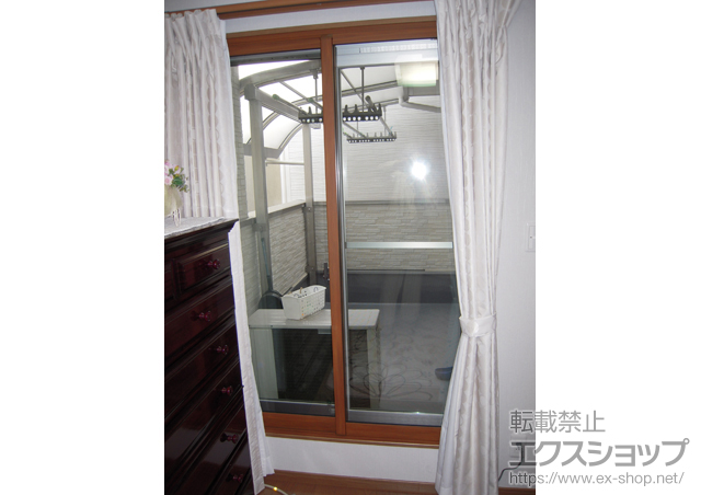 京都府京都市のの二重窓（内窓） インプラス（ダストバリア） 引違い窓2枚建＋デュオクレセント(中) 施工例