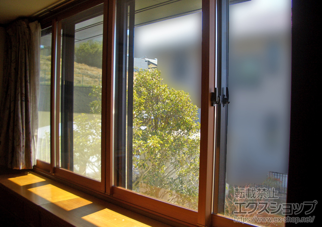 静岡県掛川市のの二重窓（内窓） インプラス(ダストバリア) 引違い窓4枚建 施工例