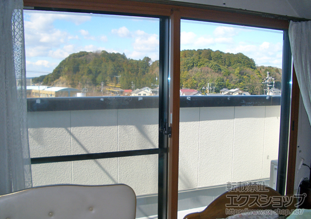 静岡県掛川市のの二重窓（内窓） インプラス(ダストバリア) 引違い窓2枚建 施工例