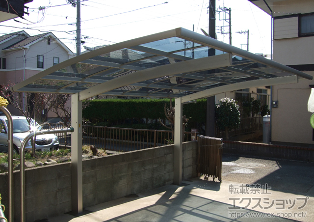 神奈川県茅ヶ崎市ののカーポート プレシオスポート 積雪〜20cm対応 施工例