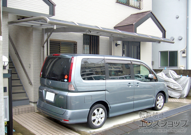 東京都三鷹市のLIXIL リクシル（トステム）のカーポート レガーナポートシグマIII 積雪〜20cm対応 施工例