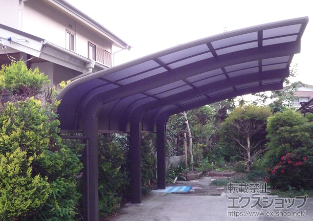 栃木県宇都宮市のLIXIL リクシル（トステム）のカーポート テールポートシグマIII 積雪〜50cm対応 施工例