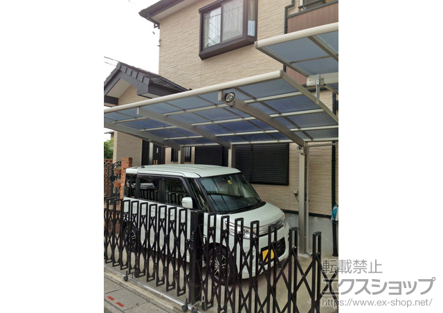 埼玉県北本市ののカーポート レイナポートグランZ　積雪〜20cm対応 施工例