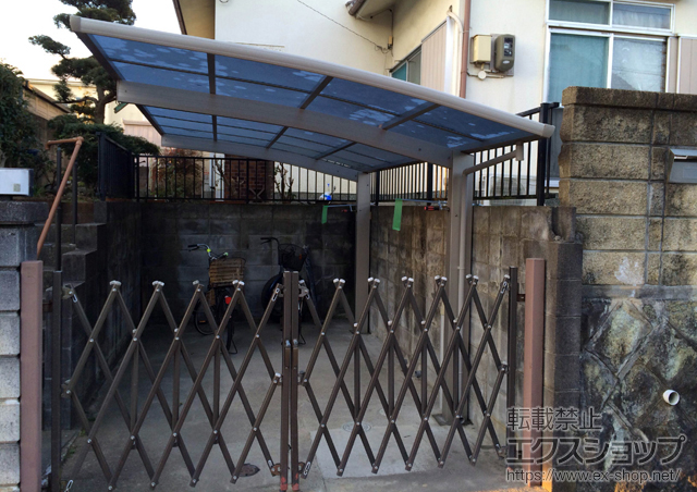 兵庫県三木市ののカーポート プレシオスポート 積雪〜20cm対応 施工例