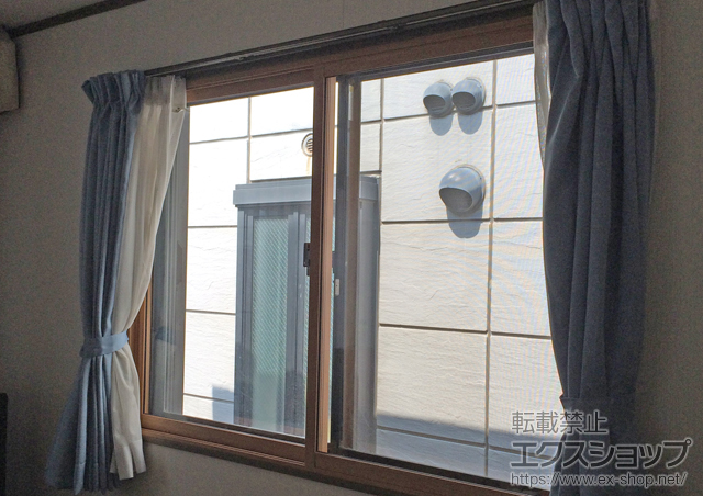 埼玉県川口市のの二重窓（内窓） インプラス（ダストバリア） 引違い窓2枚建 施工例