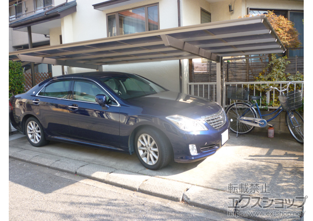 埼玉県上尾市ののカーポート アーキフィット 積雪〜20cm対応 施工例