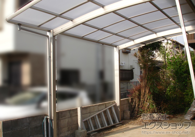 千葉県船橋市ののカーポート プレシオスポート 積雪〜20cm対応＋ 着脱式補助柱 2本入り 施工例