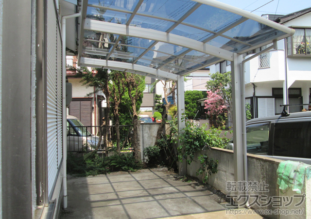 埼玉県狭山市ののカーポート プレシオスポート 積雪〜20cm対応 施工例