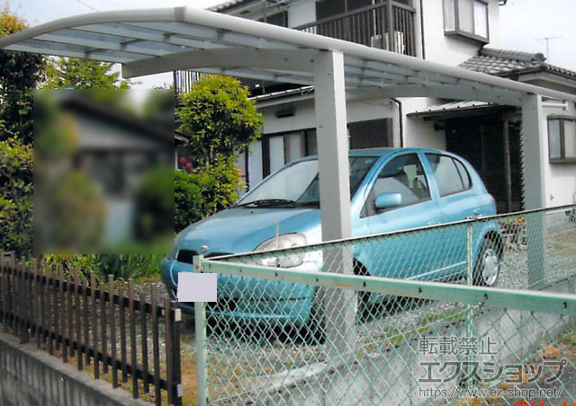 東京都昭島市ののカーポート プレシオスポート 積雪〜20cm対応 施工例