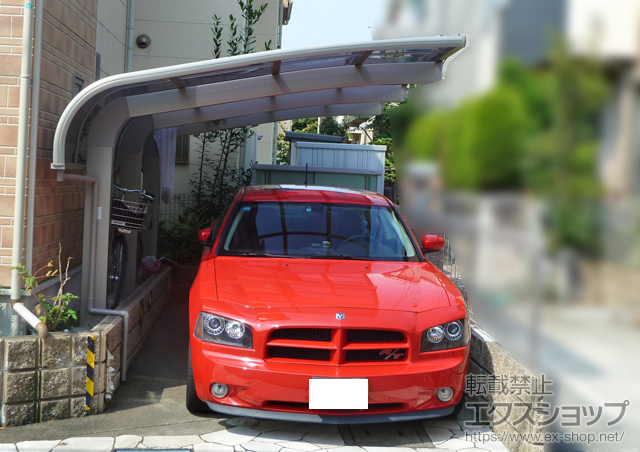 東京都西東京市のLIXIL リクシル（トステム）のカーポート テールポートシグマIII 積雪50cm対応 施工例