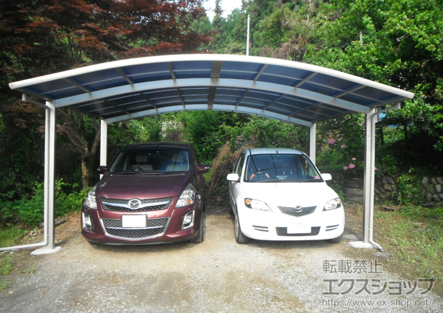 埼玉県入間郡越生町ののカーポート レイナツインポートグラン　積雪〜20cm対応 施工例