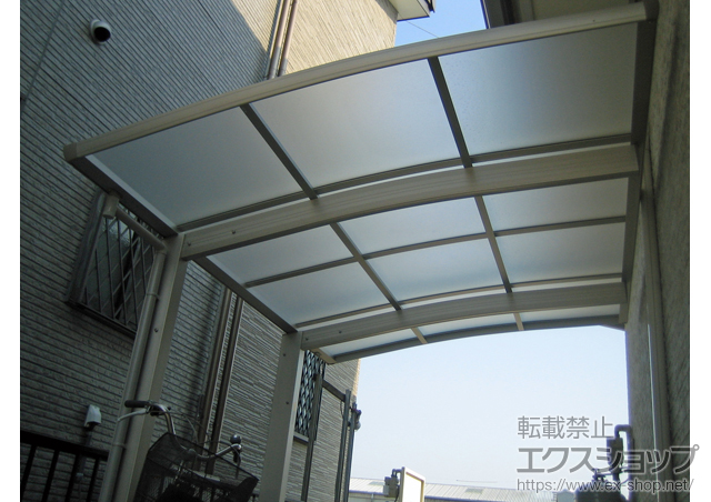 愛知県小牧市ののサイクルポート・駐輪場 プレシオスポート ミニ 積雪〜20cm対応 施工例