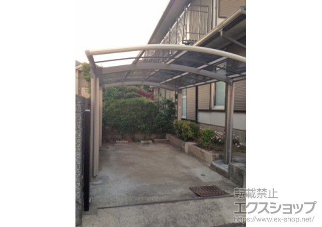 神奈川県横浜市のLIXIL リクシル（トステム）のカーポート カルエードシグマIII 積雪〜20cm対応 施工例