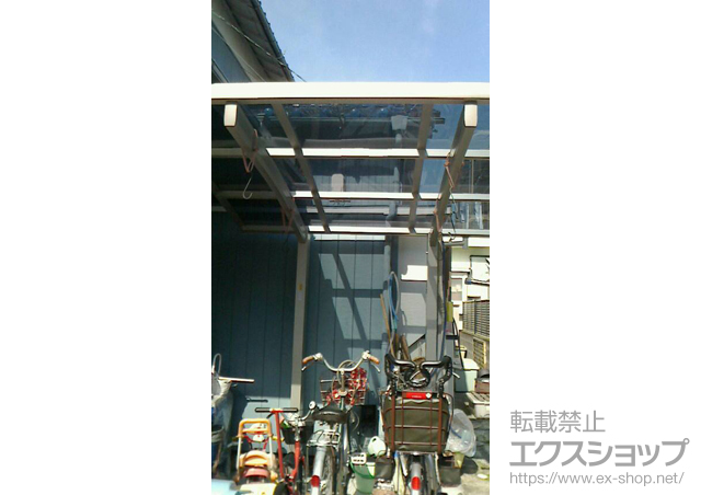 静岡県沼津市ののサイクルポート・駐輪場 レイナポートグランミニ 積雪〜20cm対応 施工例