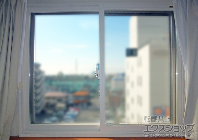 神奈川県厚木市のの二重窓（内窓） インプラス（ダストバリア） 引違い窓2枚建 施工例