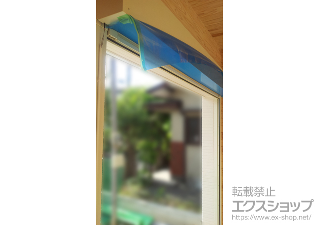 福岡県大野城市のLIXIL リクシル（トステム）のガレージシャッター ガレージシャッタークワトロ 電動式 内部付タイプ 施工例