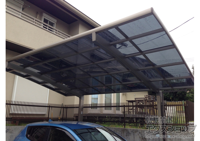 神奈川県横浜市のLIXIL リクシル（トステム）のカーポート レグナスポートシグマIII 積雪〜20cm対応 施工例