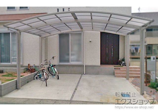 静岡県浜松市ののカーポート レイナツインポートグラン　積雪〜20cm対応 施工例