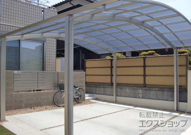 滋賀県近江八幡市ののカーポート レイナツインポートグラン　積雪〜20cm対応 施工例
