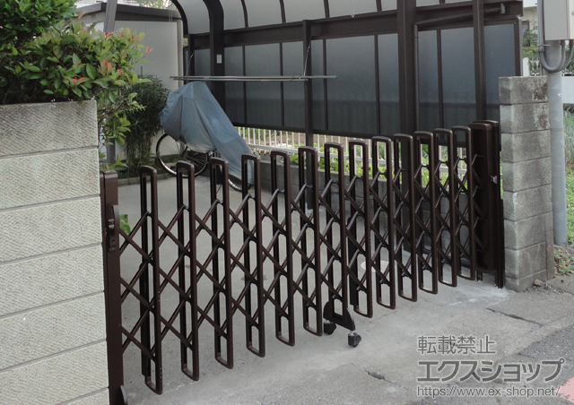 埼玉県北足立郡伊奈町ののカーゲート レイオス1型 ノンレール 片開き 30S 施工例