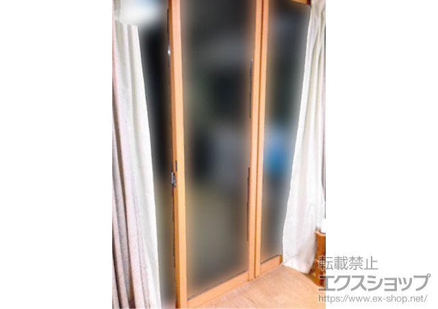 福島県大沼郡会津美里町のの二重窓（内窓） インプラス（ダストバリア） 引違い窓2枚建 施工例