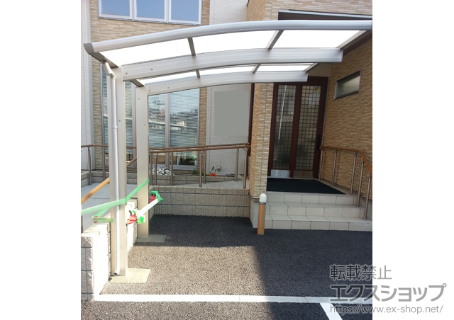 埼玉県さいたま市ののサイクルポート・駐輪場 プレシオスポート ミニ 積雪〜20cm対応 施工例