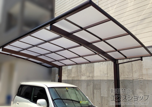 大阪府大阪市ののカーポート プレシオスポート 積雪〜20cm対応 施工例