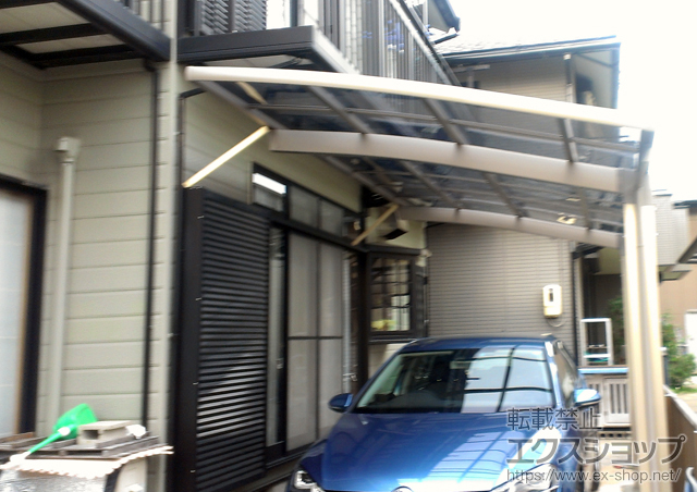 愛知県北名古屋市のLIXIL リクシル（トステム）のカーポート レグナスポートシグマIII 積雪〜20cm対応 施工例