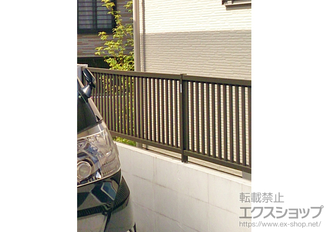 東京都国立市ののフェンス・柵 プリレオR4型フェンス 間仕切りタイプ 施工例