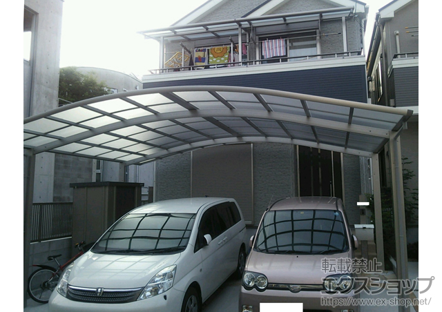 兵庫県神戸市ののカーポート レイナツインポートグラン　積雪〜20cm対応 施工例