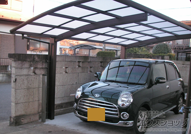 栃木県下都賀郡大平町ののカーポート プレシオスポート 積雪〜20cm対応 施工例