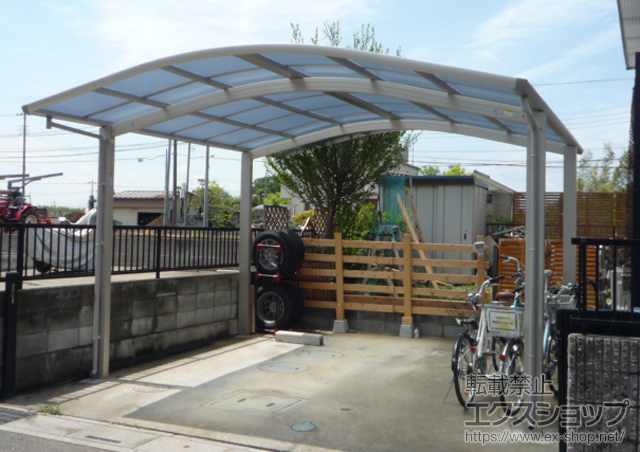 埼玉県上尾市ののカーポート レイナツインポートグラン　積雪〜20cm対応 施工例