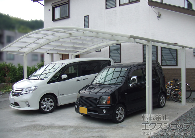 静岡県伊豆の国市ののカーポート レイナツインポートグラン　積雪〜20cm対応 施工例