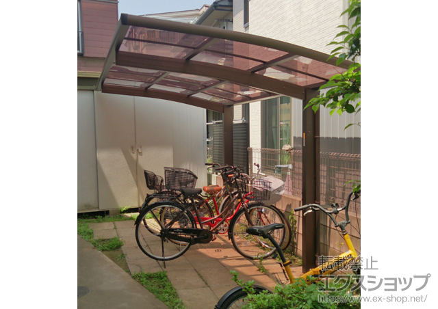 東京都練馬区ののサイクルポート・駐輪場 レイナポートグランミニ 積雪〜20cm対応 施工例