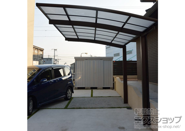 福岡県糟屋郡粕屋町ののカーポート レイナポートグラン　積雪〜20cm対応 施工例