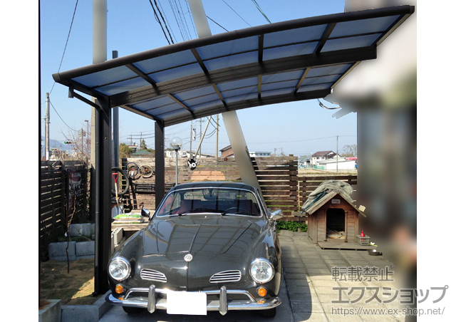 滋賀県大津市ののカーポート レイナポートグラン　積雪〜20cm対応 施工例