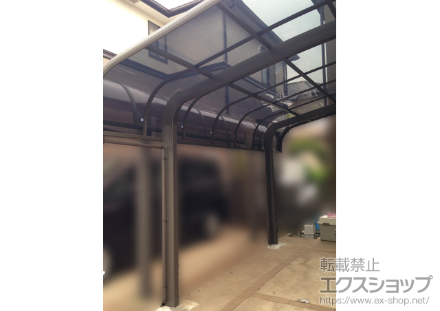 東京都町田市のLIXIL リクシル（トステム）のカーポート テールポートシグマIII 積雪〜20cm対応 施工例