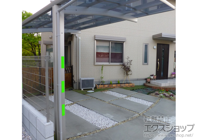 大阪府枚方市ののカーポート プレシオスポート 積雪〜20cm対応 施工例