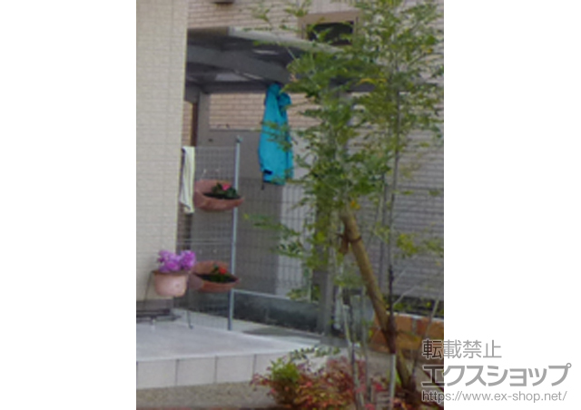 大阪府枚方市ののサイクルポート・駐輪場 プレシオスポート ミニ 積雪〜20cm対応 施工例