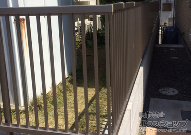 千葉県千葉市ののフェンス・柵 プリレオR2型フェンス フリーポールタイプ 施工例