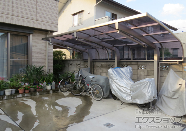 群馬県前橋市のLIXIL リクシル（トステム）のカーポート テールポートシグマIII 1500 積雪〜50cm対応 施工例