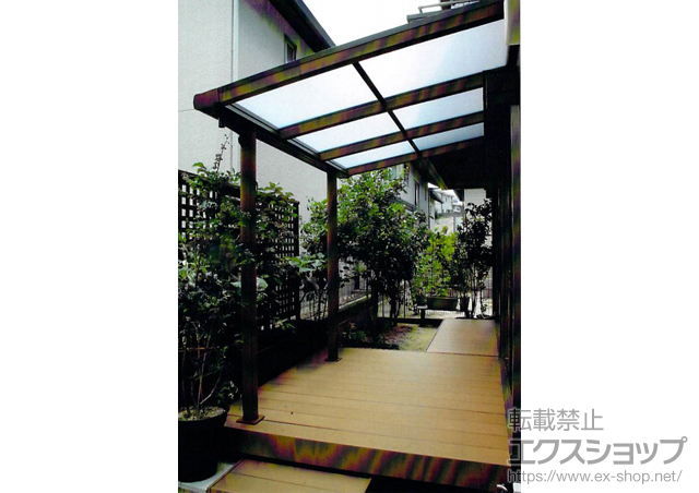 福岡県北九州市ののテラス屋根 樹の木テラス 標準タイプ 積雪〜20cm対応 施工例