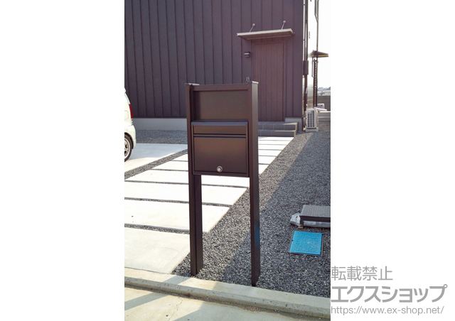 香川県丸亀市のの機能門柱・ポスト ポスティモα 施工例